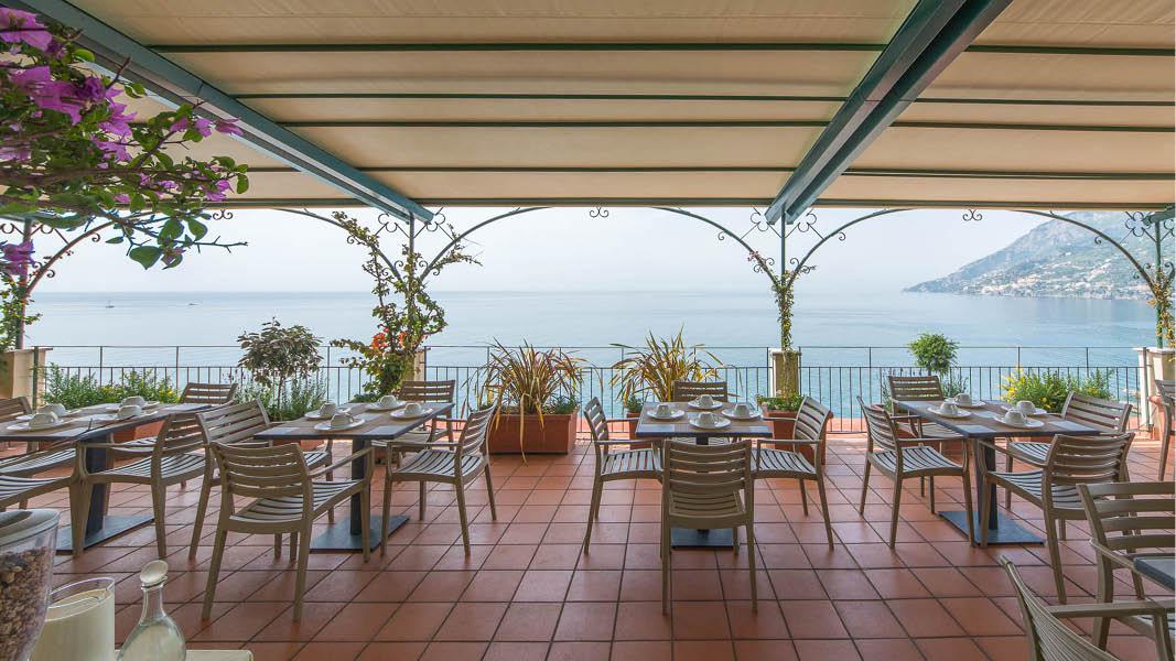 Restaurant på Hotel Sole, Maiori, Amalfikysten